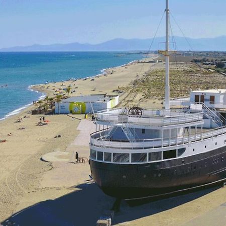 T2 Vue Mer Acces Direct Plage Le Barcarès Buitenkant foto