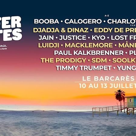 T2 Vue Mer Acces Direct Plage Le Barcarès Buitenkant foto