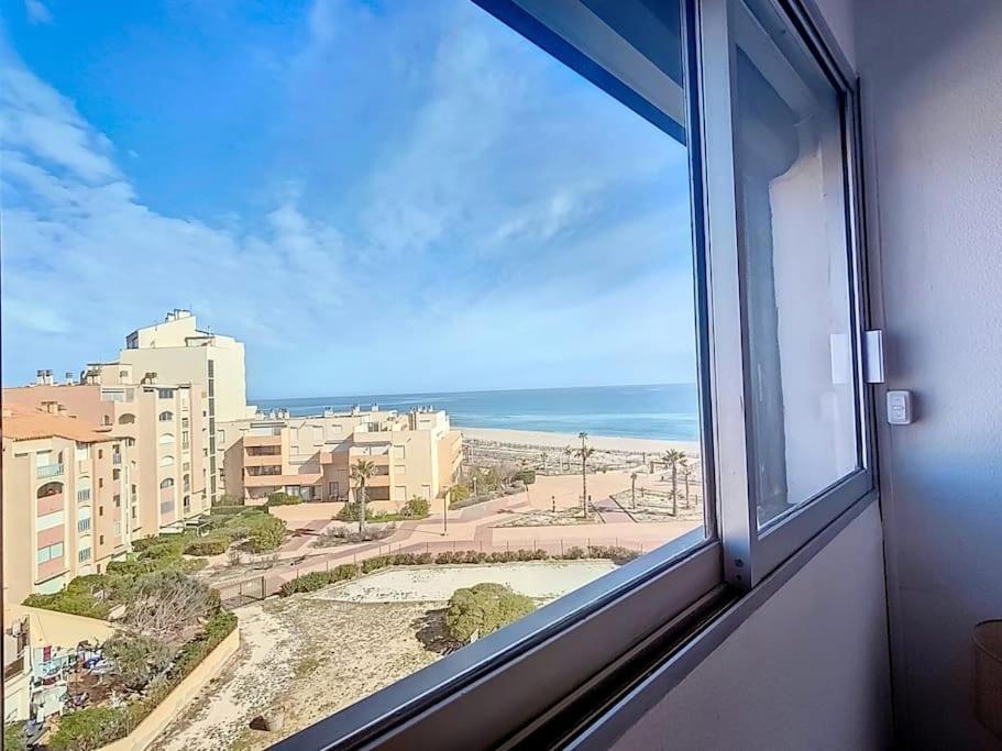 T2 Vue Mer Acces Direct Plage Le Barcarès Buitenkant foto
