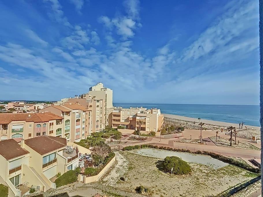 T2 Vue Mer Acces Direct Plage Le Barcarès Buitenkant foto